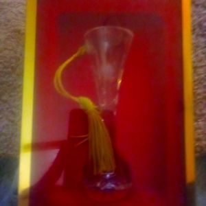 Its a Lady Ann Crystal Wine Glass by Gorham.